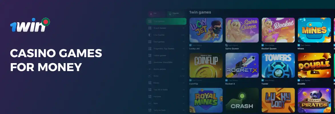 1win casino games in Bangladesh